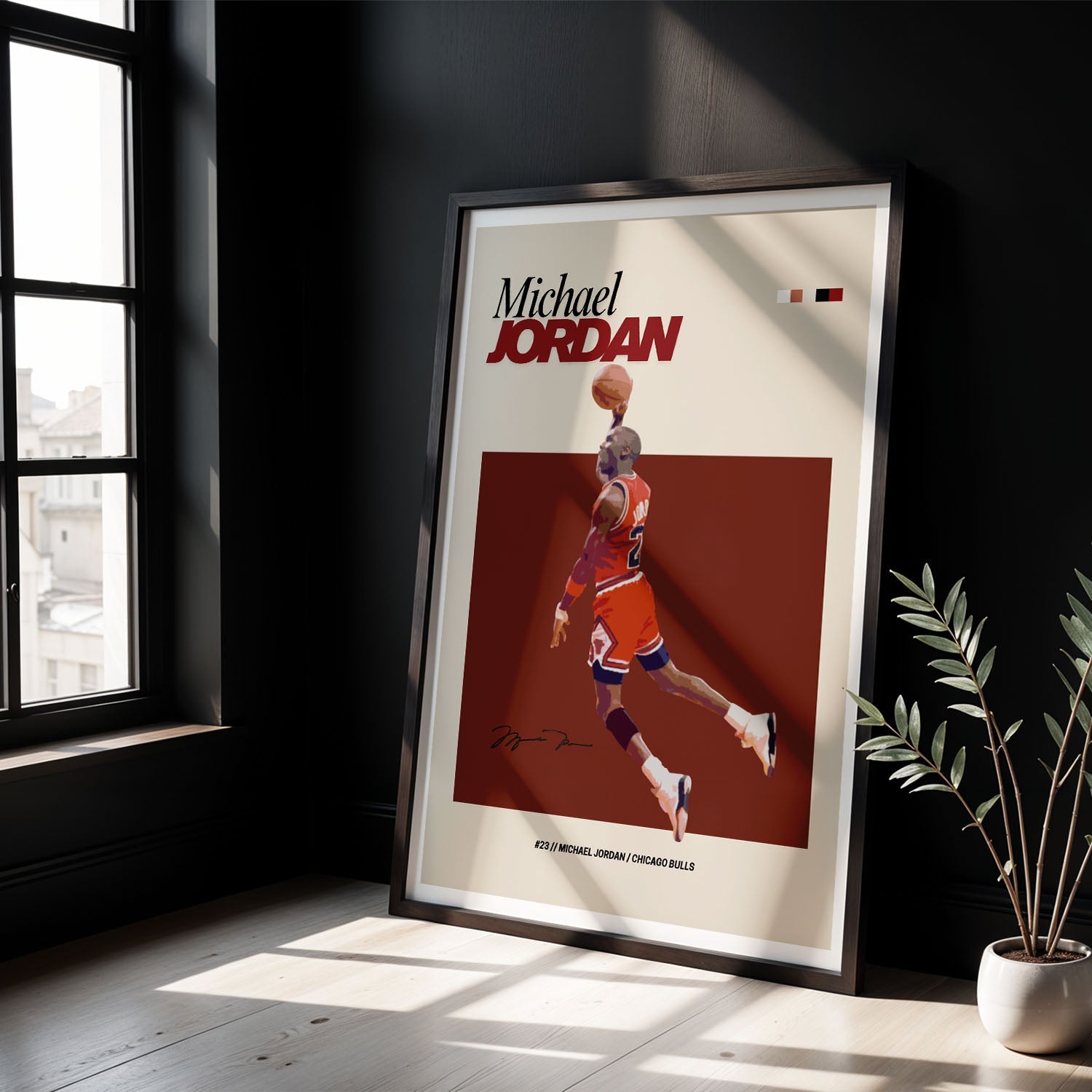 Flex Designs Poster Michael Jordan NBA FlexM 8 x 10" Home Goods - Sports  Poster