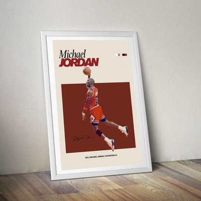 Flex Designs Poster Michael Jordan NBA FlexM 8 x 10" Home Goods - Sports  Poster