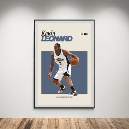 Flex Designs Poster Kawhi Leonard NBA FlexM 8 x 10" Home Goods - Sports  Poster