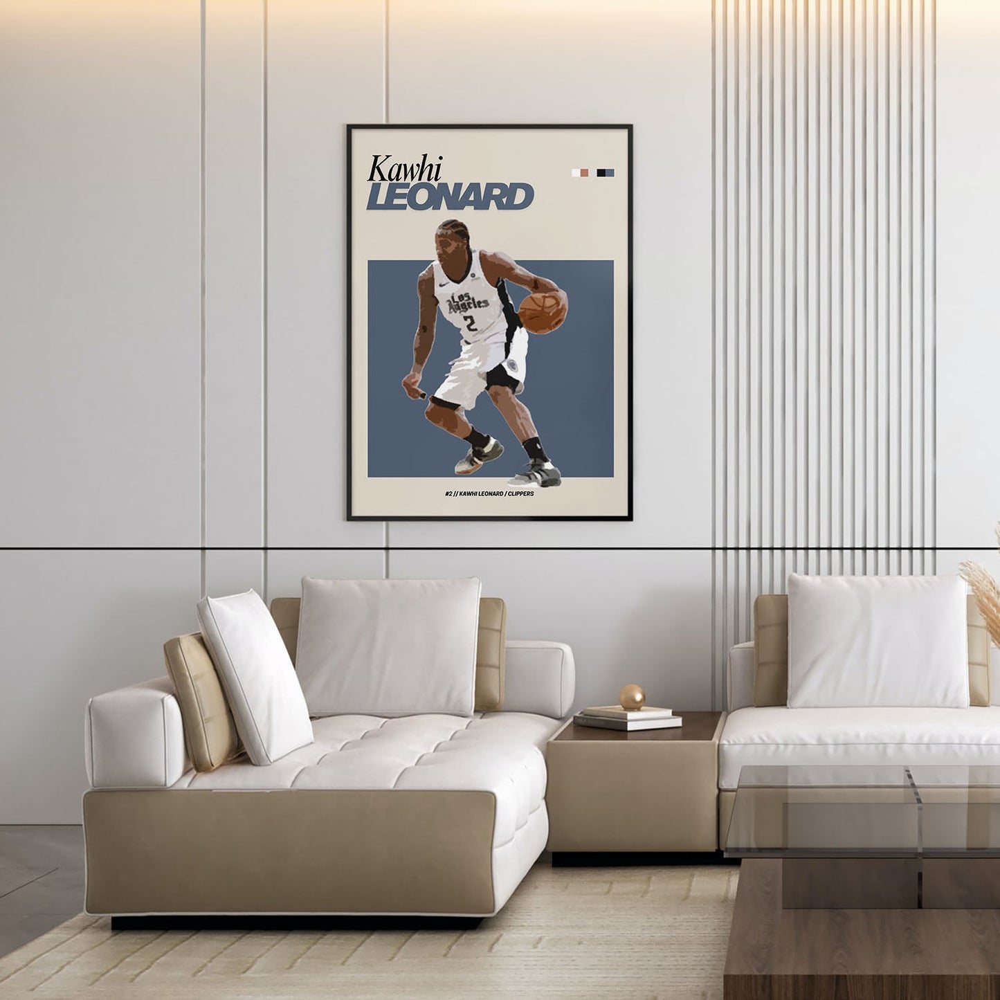 Flex Designs Poster Kawhi Leonard NBA FlexM 5 x 7" Home Goods - Sports  Poster