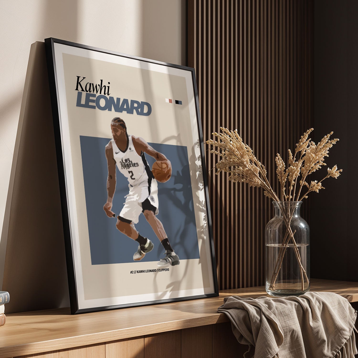 Flex Designs Poster Kawhi Leonard NBA FlexM 5 x 7" Home Goods - Sports  Poster