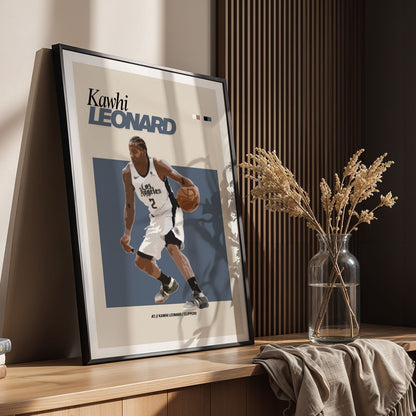 Flex Designs Poster Kawhi Leonard NBA FlexM 5 x 7" Home Goods - Sports  Poster
