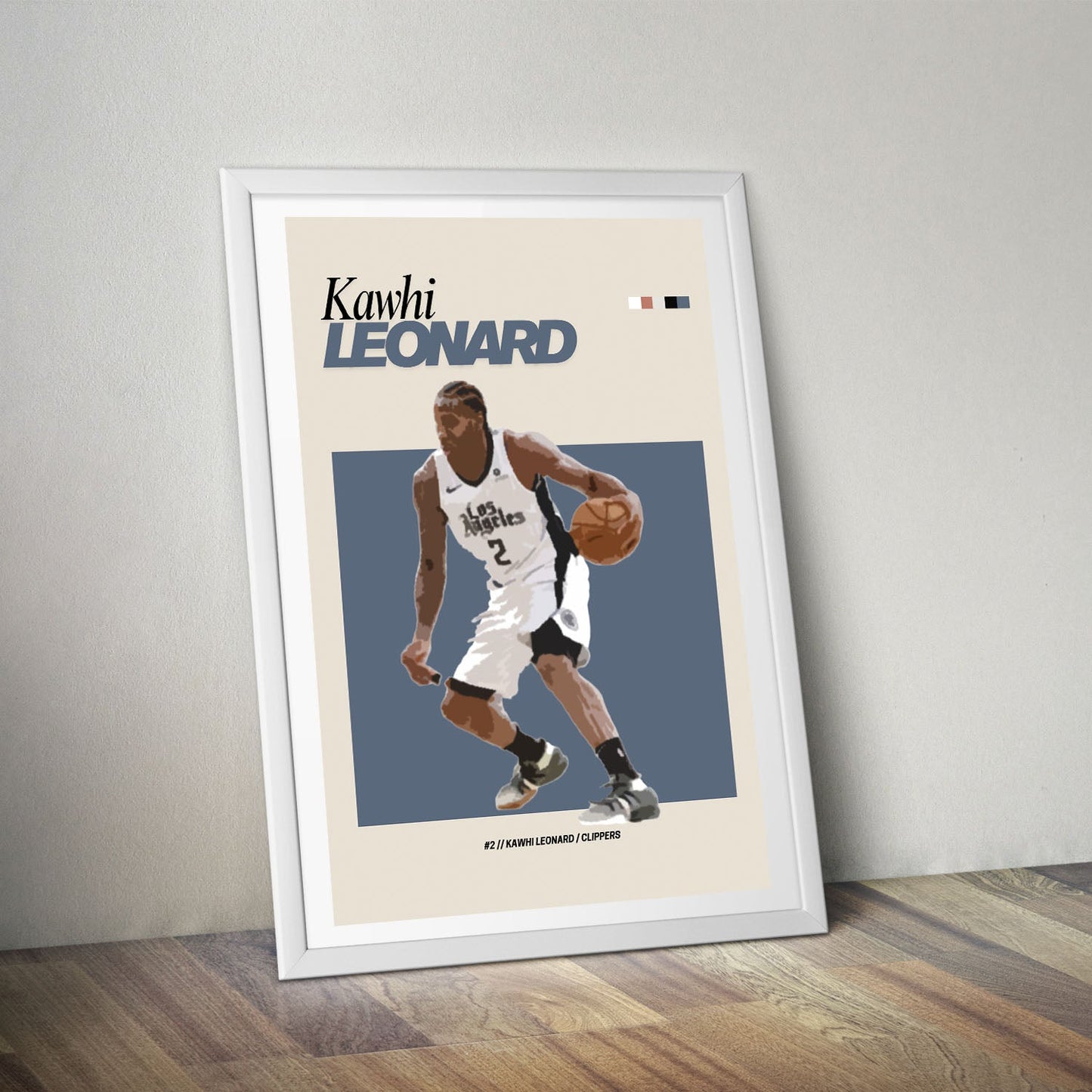 Flex Designs Poster Kawhi Leonard NBA FlexM 8 x 10" Home Goods - Sports  Poster