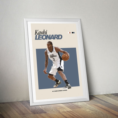 Flex Designs Poster Kawhi Leonard NBA FlexM 8 x 10" Home Goods - Sports  Poster