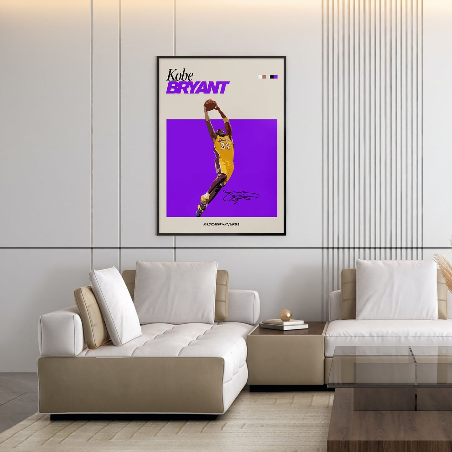 Flex Designs Poster Kobe Bryant NBA FlexM 5 x 7" Home Goods - Sports  Poster