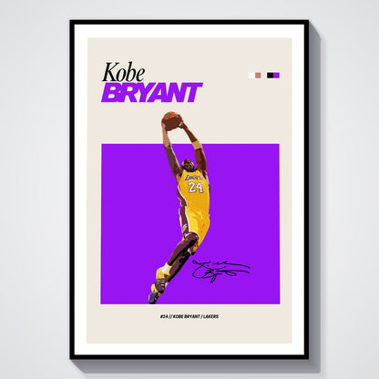 Flex Designs Poster Kobe Bryant NBA FlexM 8 x 10" Home Goods - Sports  Poster