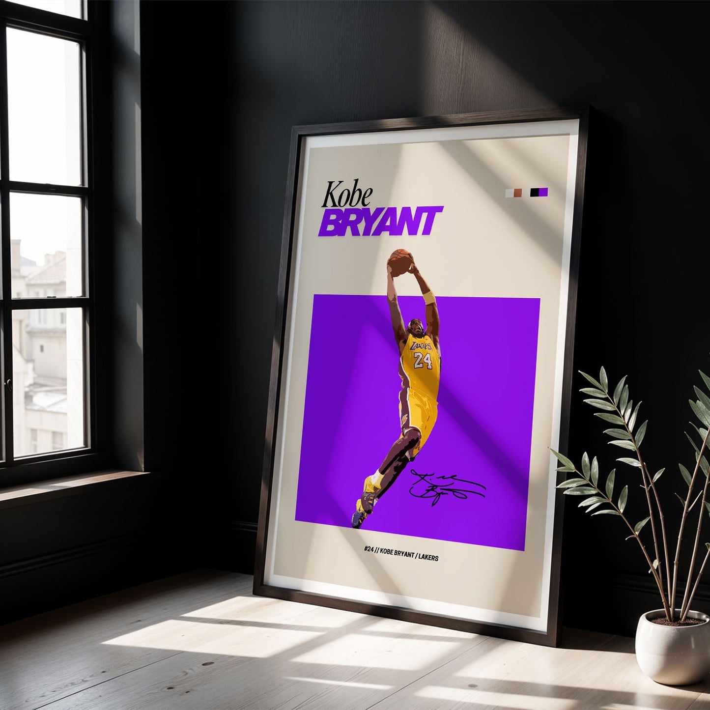 Flex Designs Poster Kobe Bryant NBA FlexM 8 x 10" Home Goods - Sports  Poster