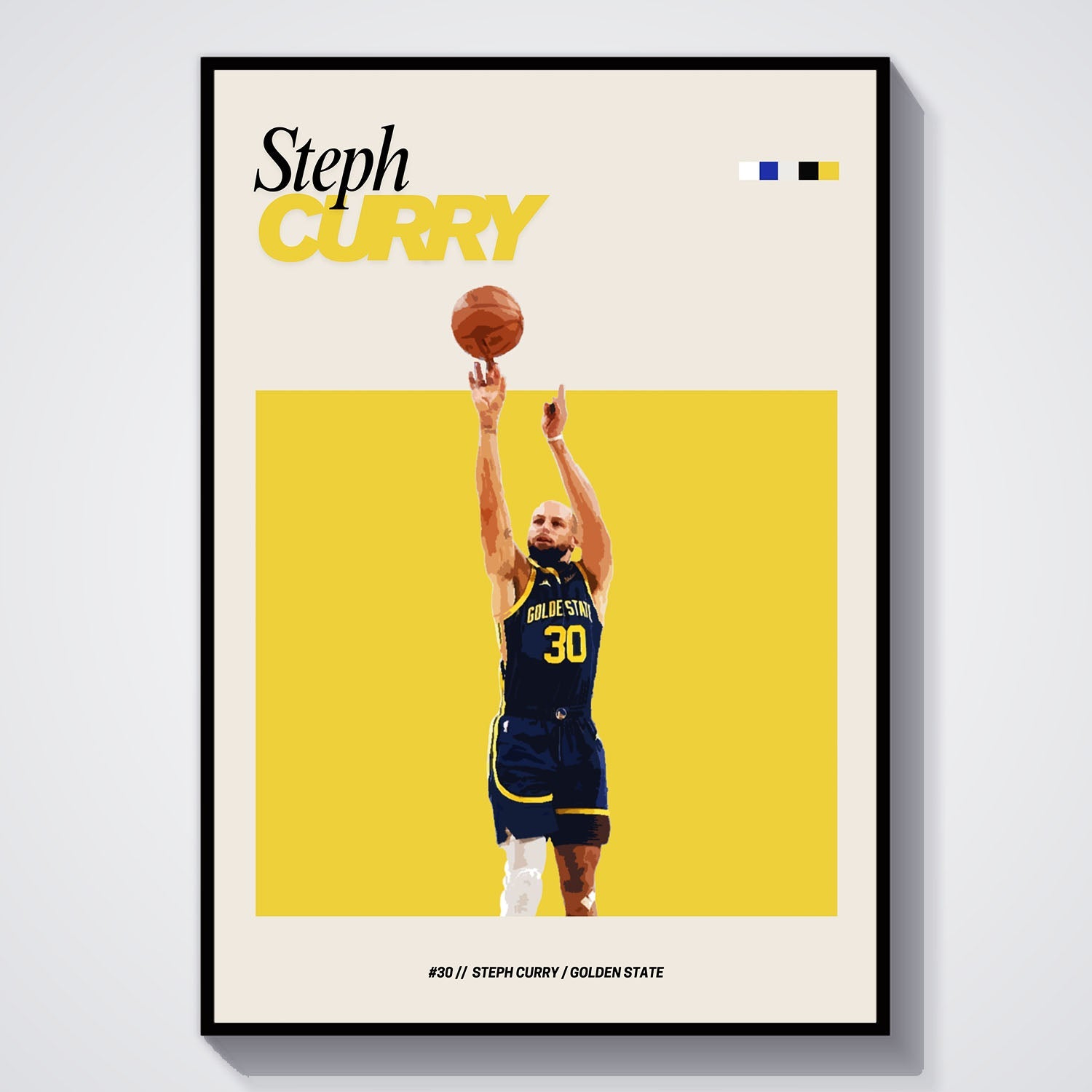 Flex Designs Poster Steph Curry NBA FlexM 5 x 7" Home Goods - Sports  Poster