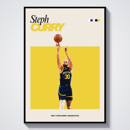 Flex Designs Poster Steph Curry NBA FlexM 5 x 7" Home Goods - Sports  Poster