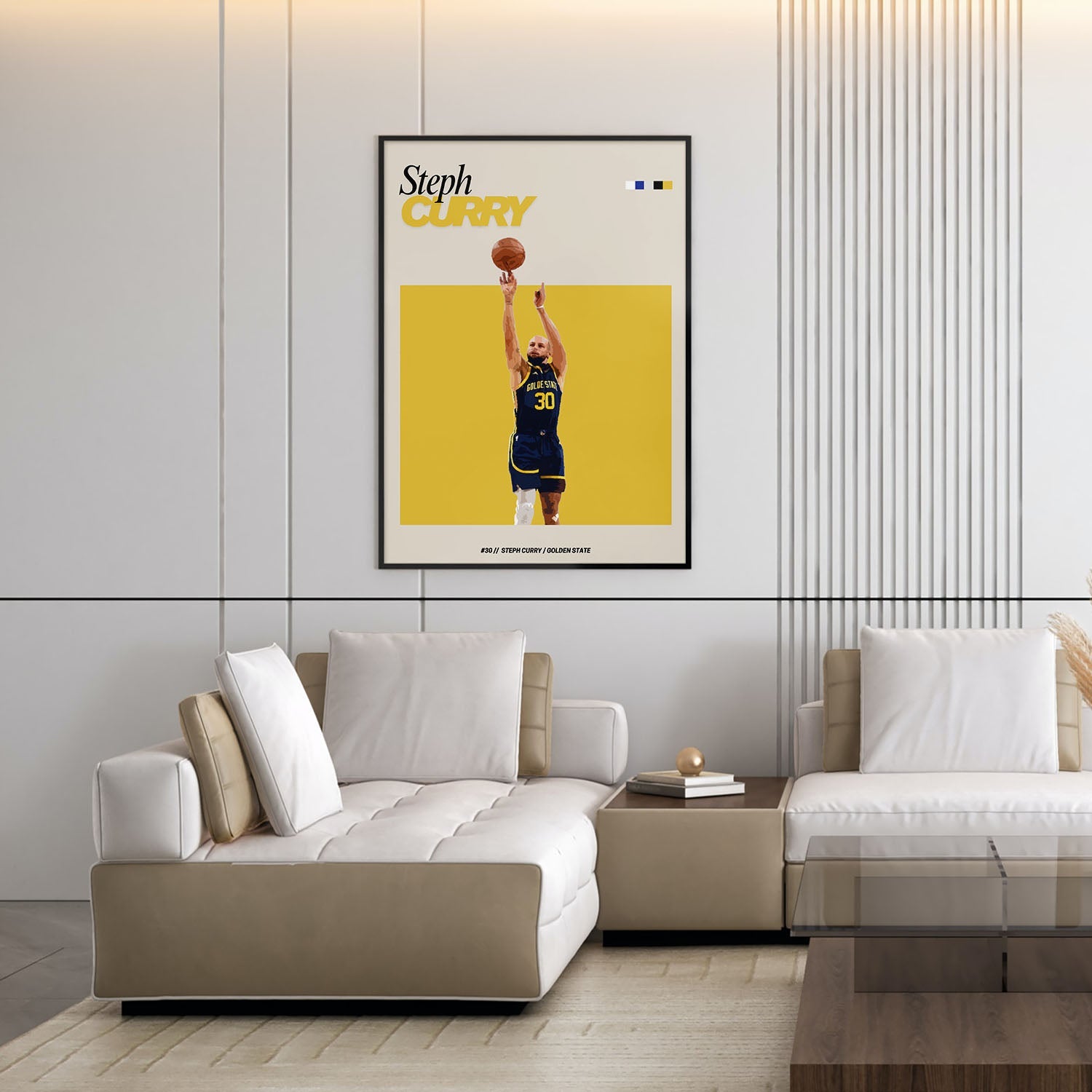 Flex Designs Poster Steph Curry NBA FlexM 5 x 7" Home Goods - Sports  Poster