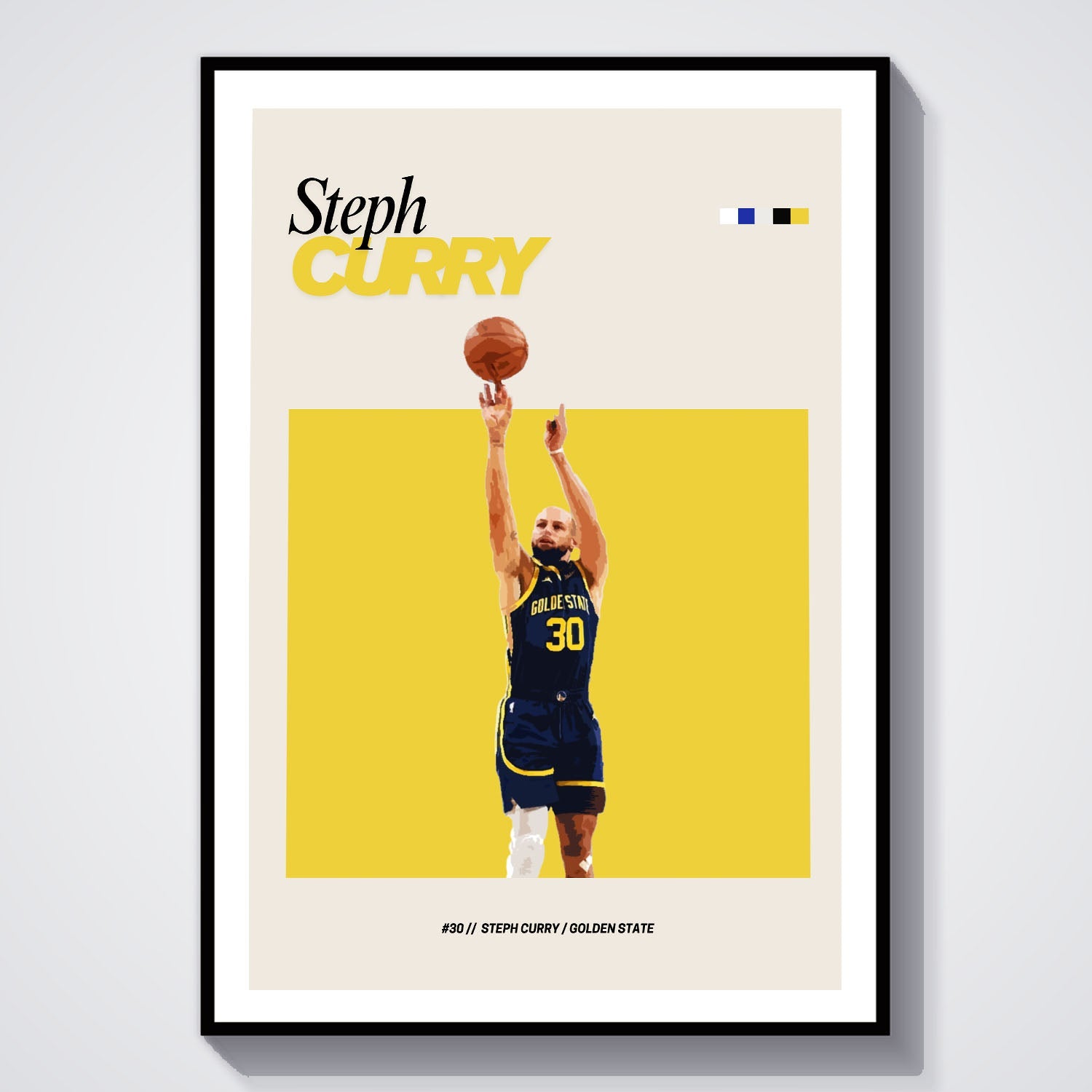 Flex Designs Poster Steph Curry NBA FlexM 8 x 10" Home Goods - Sports  Poster