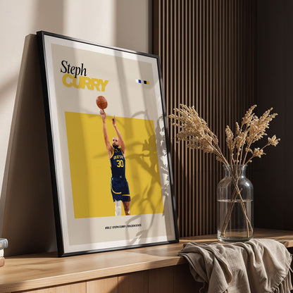 Flex Designs Poster Steph Curry NBA FlexM 5 x 7" Home Goods - Sports  Poster