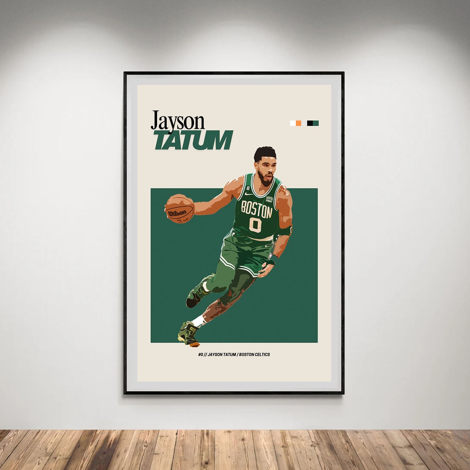 Flex Designs Poster Jayson Tatum NBA FlexM 8 x 10" Home Goods - Sports  Poster