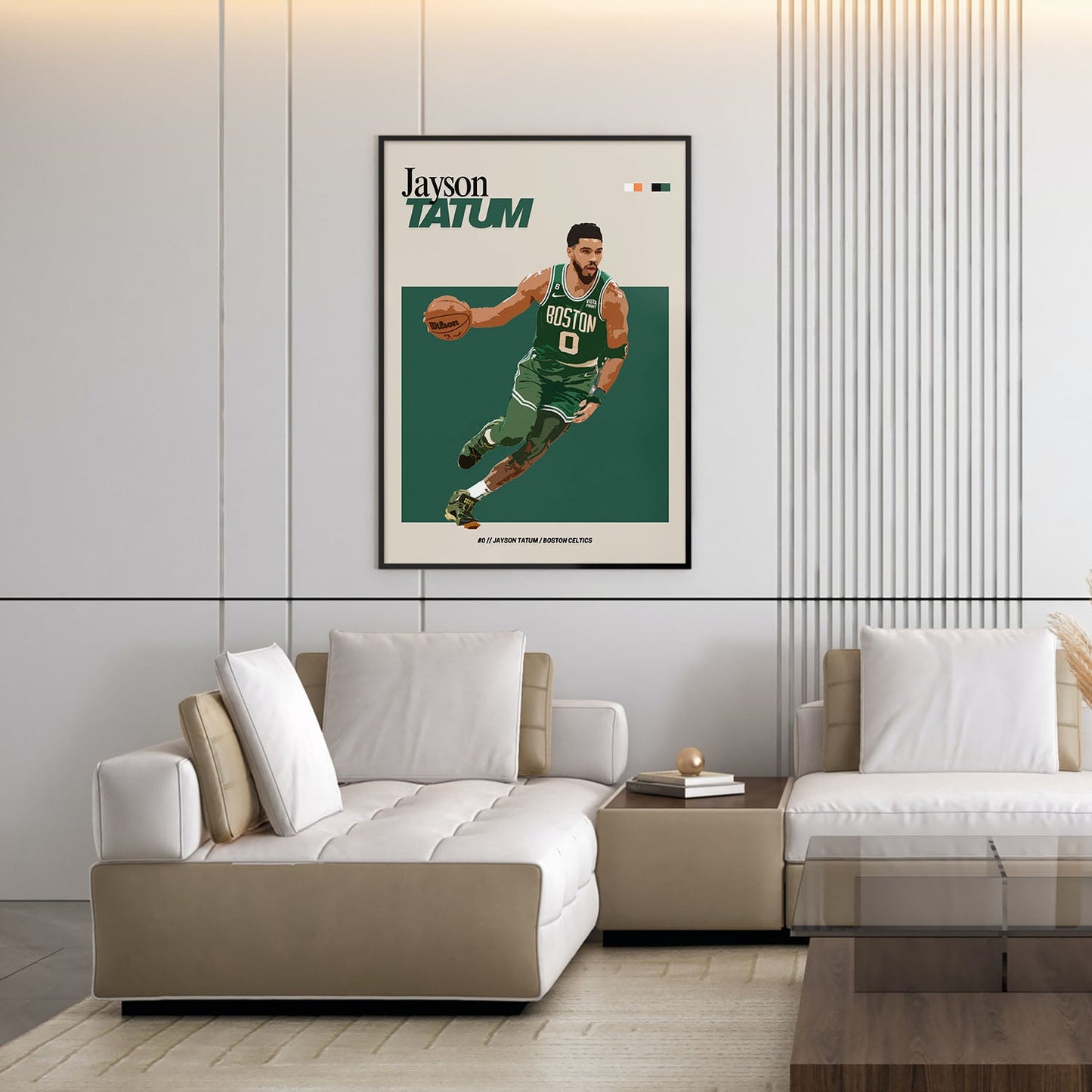 Flex Designs Poster Jayson Tatum NBA FlexM 5 x 7" Home Goods - Sports  Poster