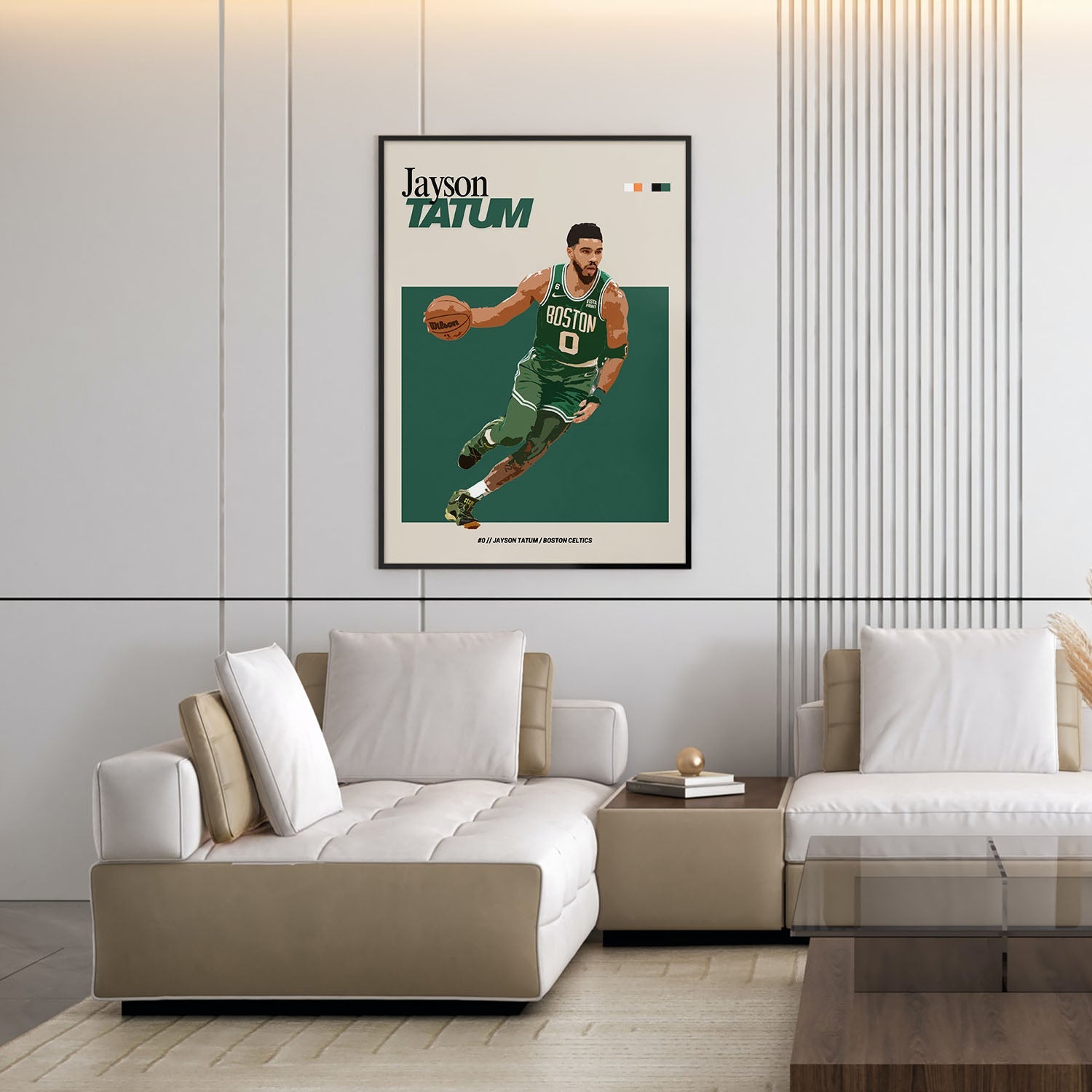 Flex Designs Poster Jayson Tatum NBA FlexM 5 x 7" Home Goods - Sports  Poster