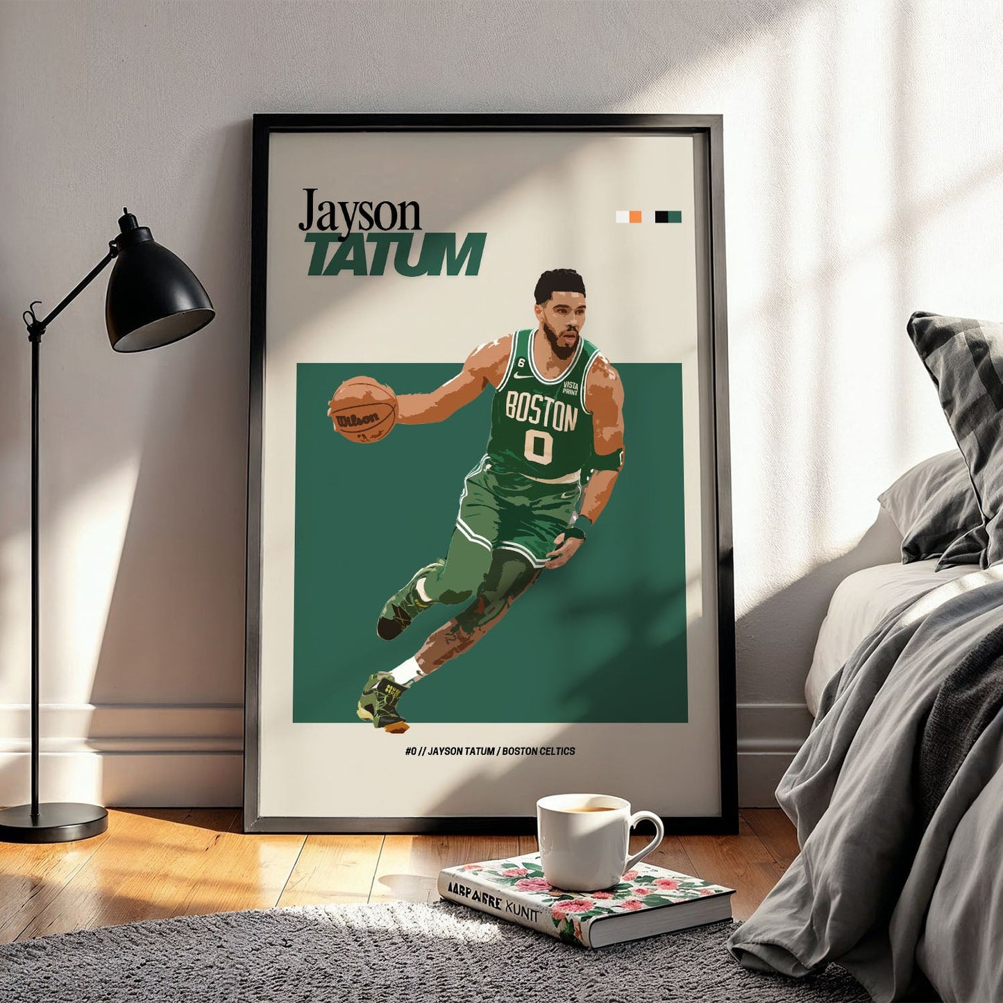 Flex Designs Poster Jayson Tatum NBA FlexM 5 x 7" Home Goods - Sports  Poster