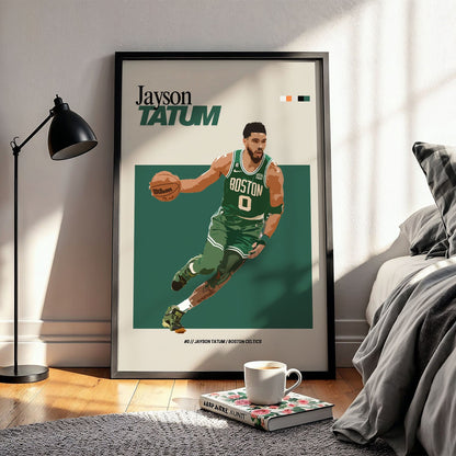 Flex Designs Poster Jayson Tatum NBA FlexM 5 x 7" Home Goods - Sports  Poster