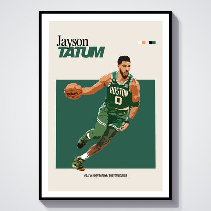 Flex Designs Poster Jayson Tatum NBA FlexM 8 x 10" Home Goods - Sports  Poster