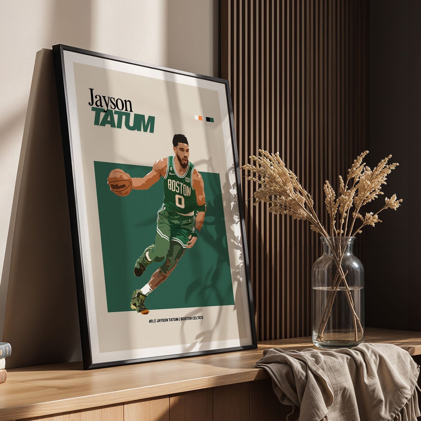 Flex Designs Poster Jayson Tatum NBA FlexM 5 x 7" Home Goods - Sports  Poster