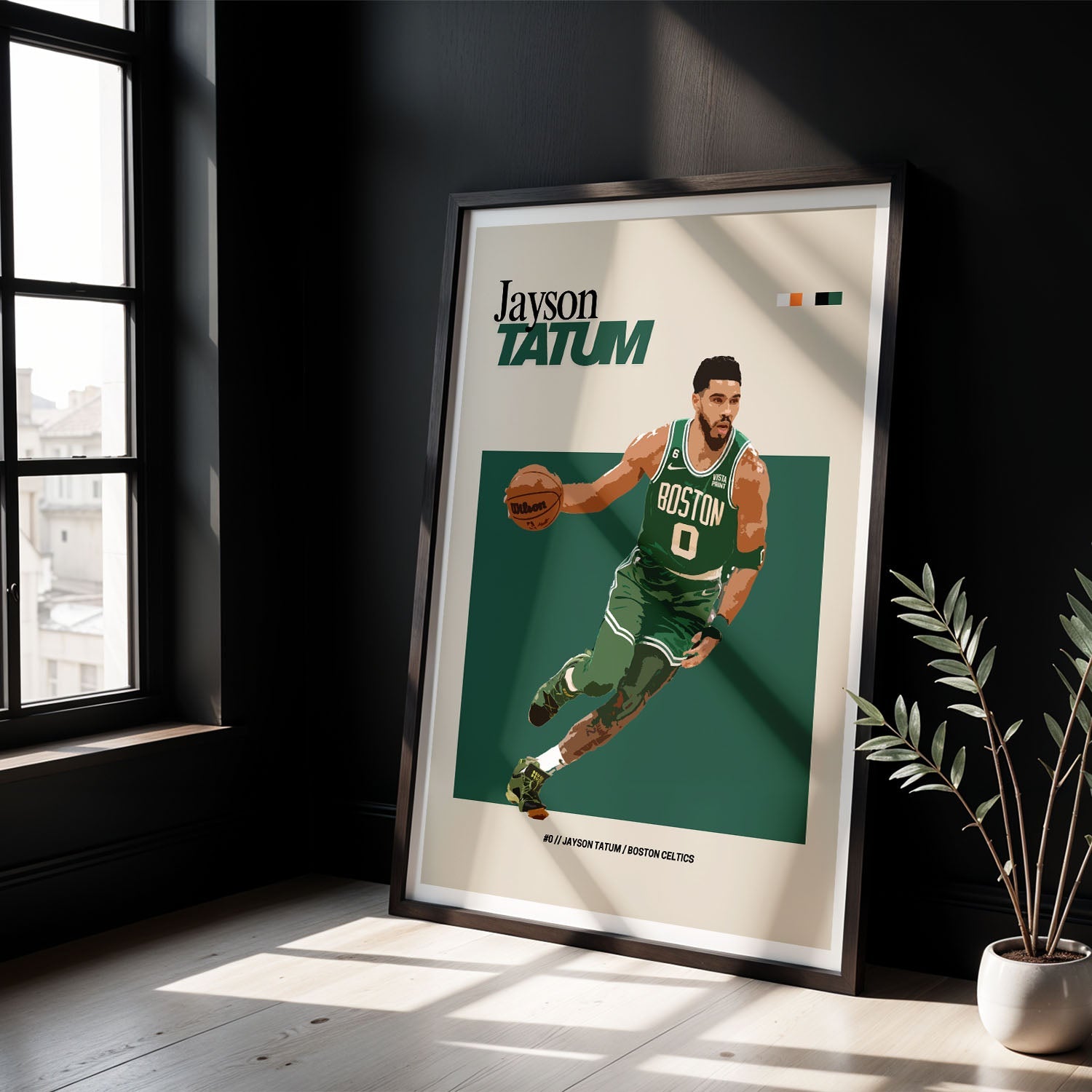 Flex Designs Poster Jayson Tatum NBA FlexM 8 x 10" Home Goods - Sports  Poster