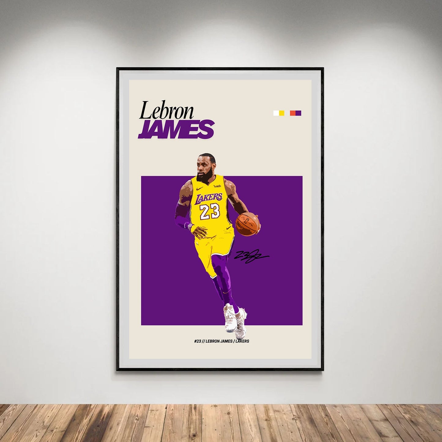 Flex Designs Poster Lebron James NBA FlexM 8 x 10" Home Goods - Sports  Poster