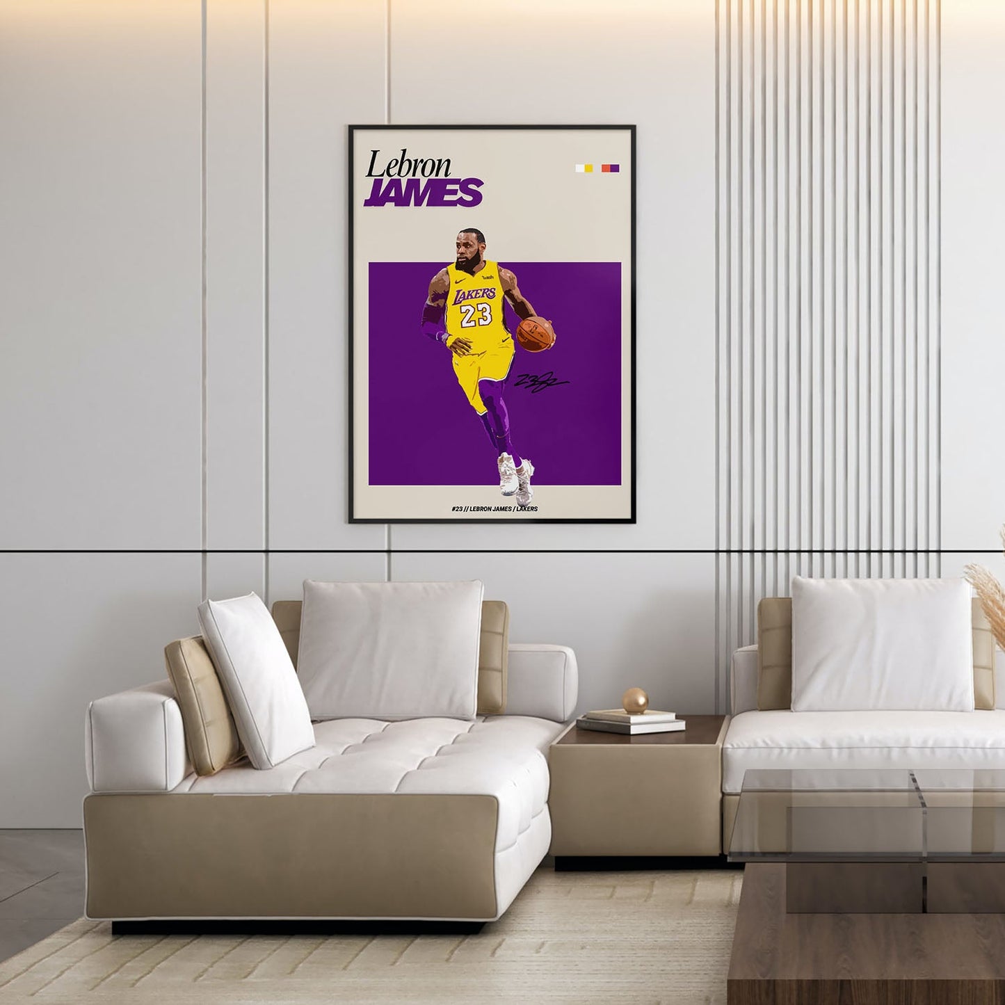 Flex Designs Poster Lebron James NBA FlexM 5 x 7" Home Goods - Sports  Poster