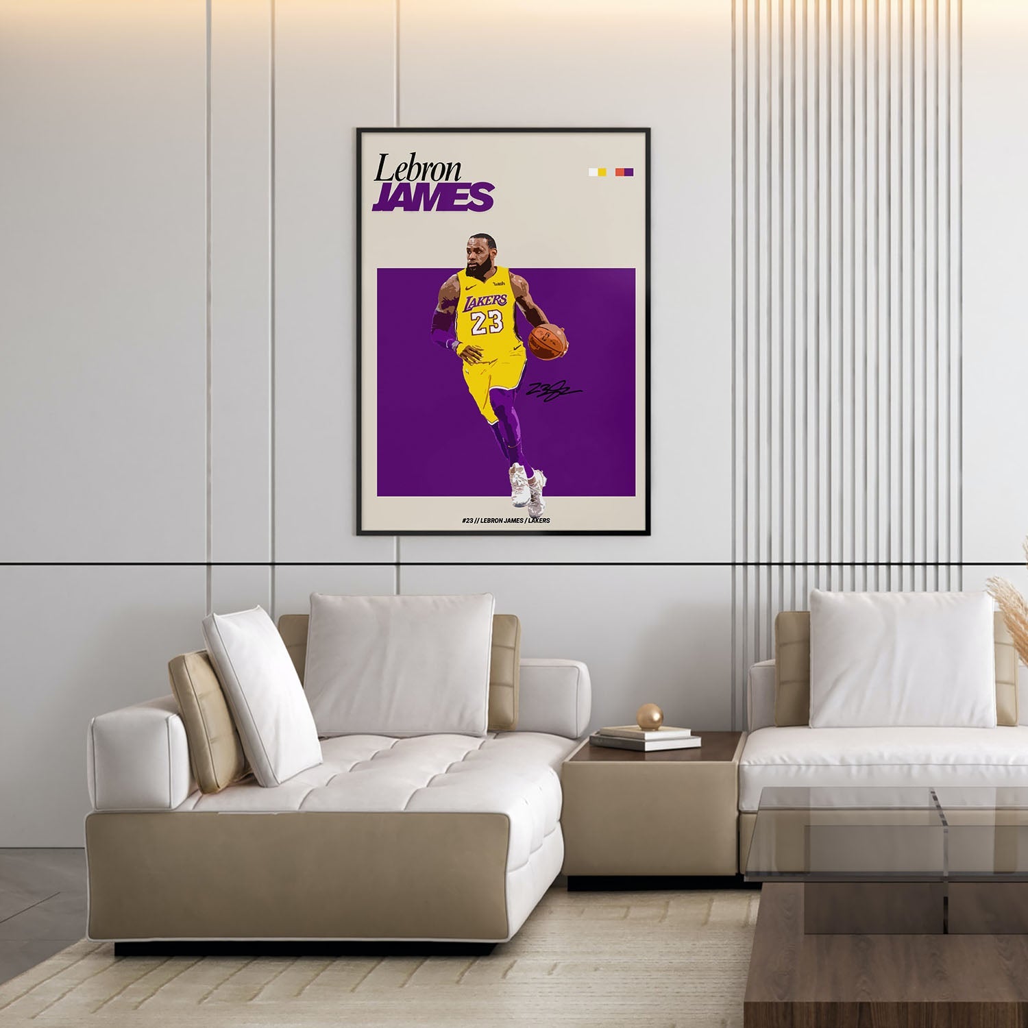 Flex Designs Poster Lebron James NBA FlexM 5 x 7" Home Goods - Sports  Poster