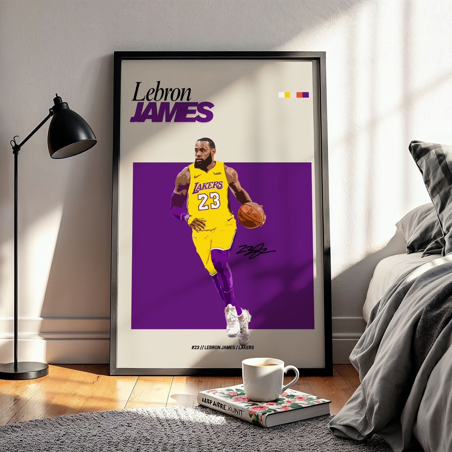 Flex Designs Poster Lebron James NBA FlexM 5 x 7" Home Goods - Sports  Poster
