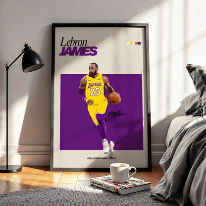 Flex Designs Poster Lebron James NBA FlexM 5 x 7" Home Goods - Sports  Poster