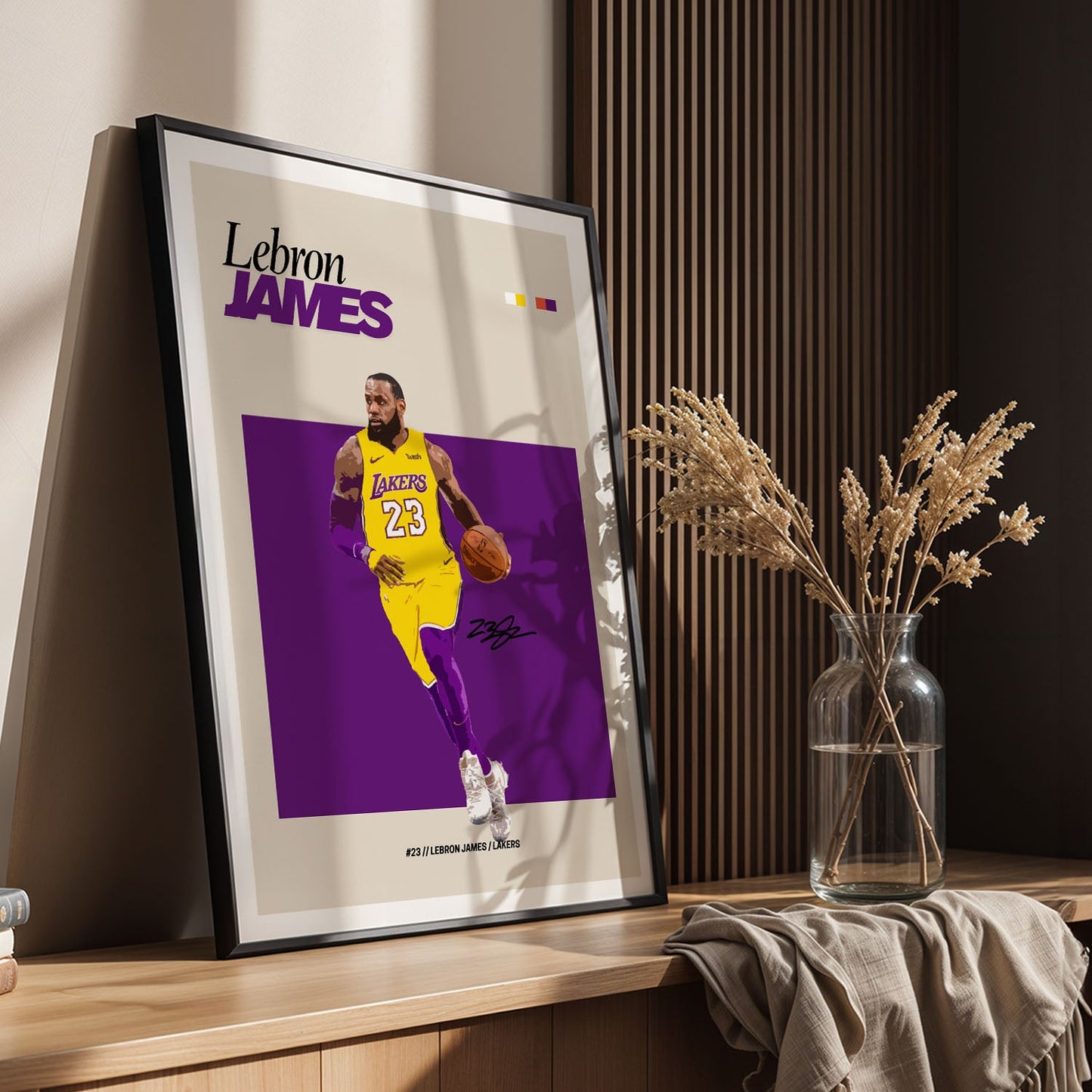 Flex Designs Poster Lebron James NBA FlexM 5 x 7" Home Goods - Sports  Poster