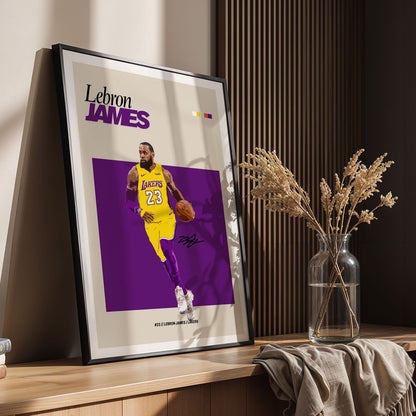 Flex Designs Poster Lebron James NBA FlexM 5 x 7" Home Goods - Sports  Poster