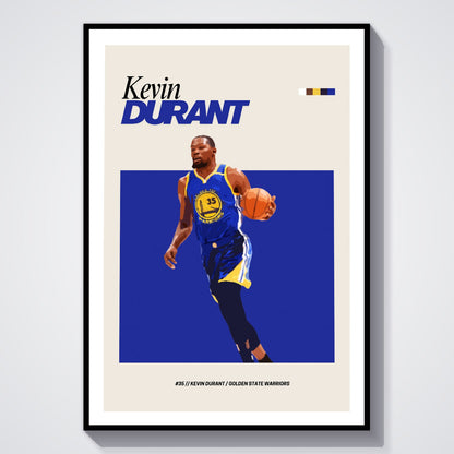 Flex Designs Poster Kevin Durant GS NBA FlexM 8 x 10" Home Goods - Sports  Poster