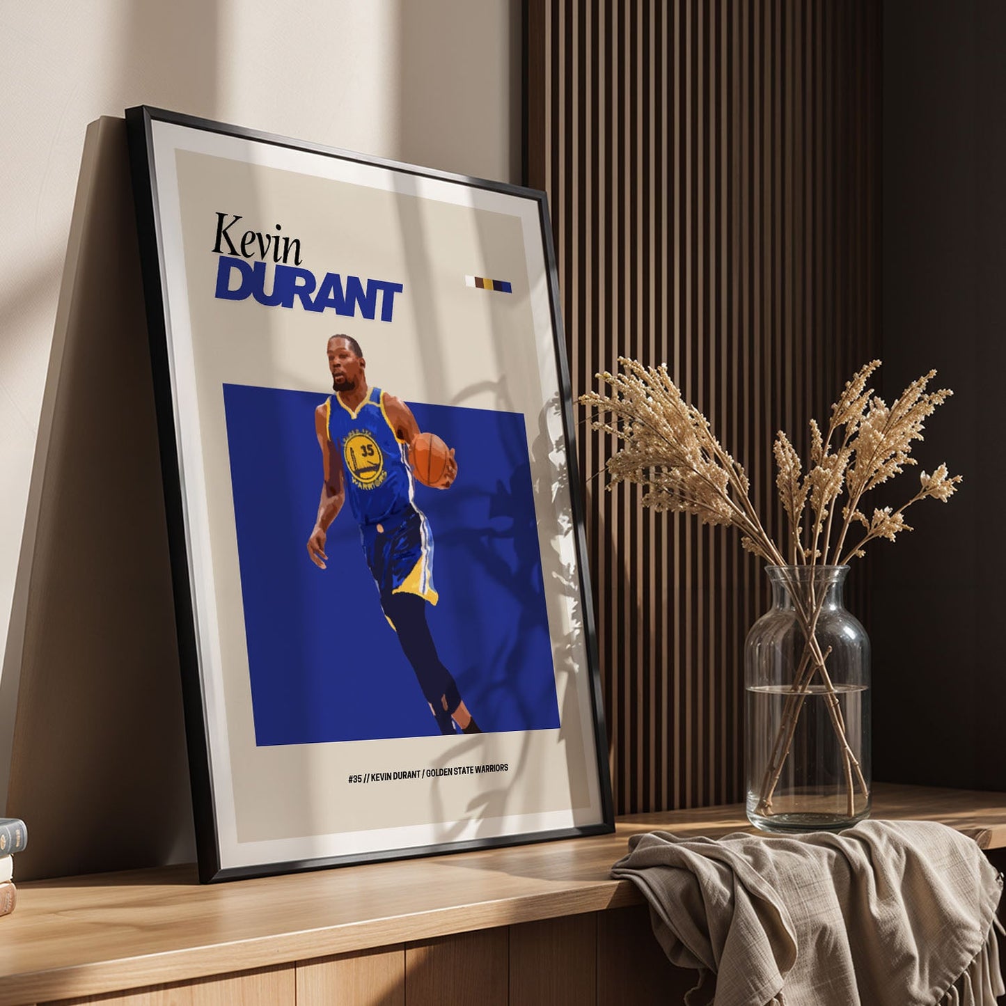 Flex Designs Poster Kevin Durant GS NBA FlexM 5 x 7" Home Goods - Sports  Poster