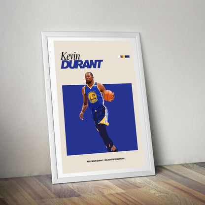 Flex Designs Poster Kevin Durant GS NBA FlexM 8 x 10" Home Goods - Sports  Poster