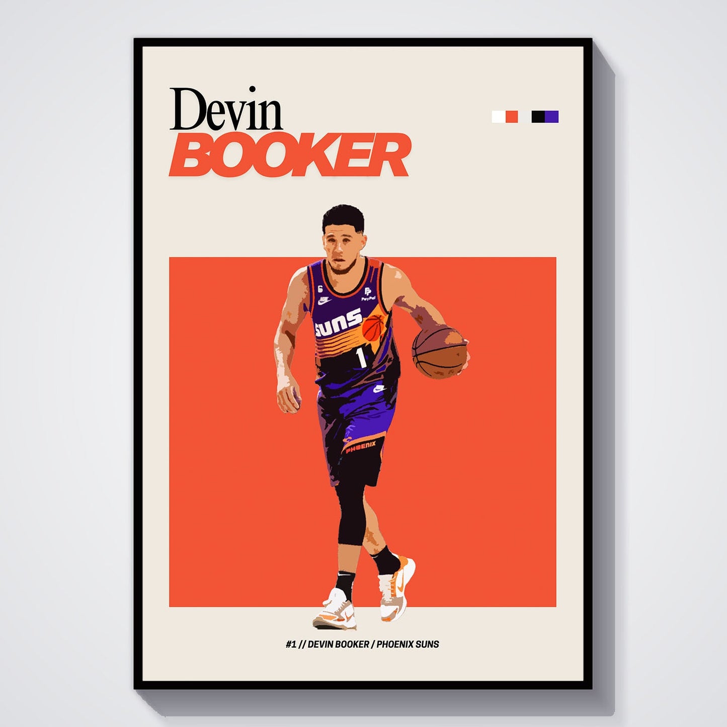 Flex Designs Poster Devin Booker NBA FlexM 5 x 7" Home Goods - Sports  Poster