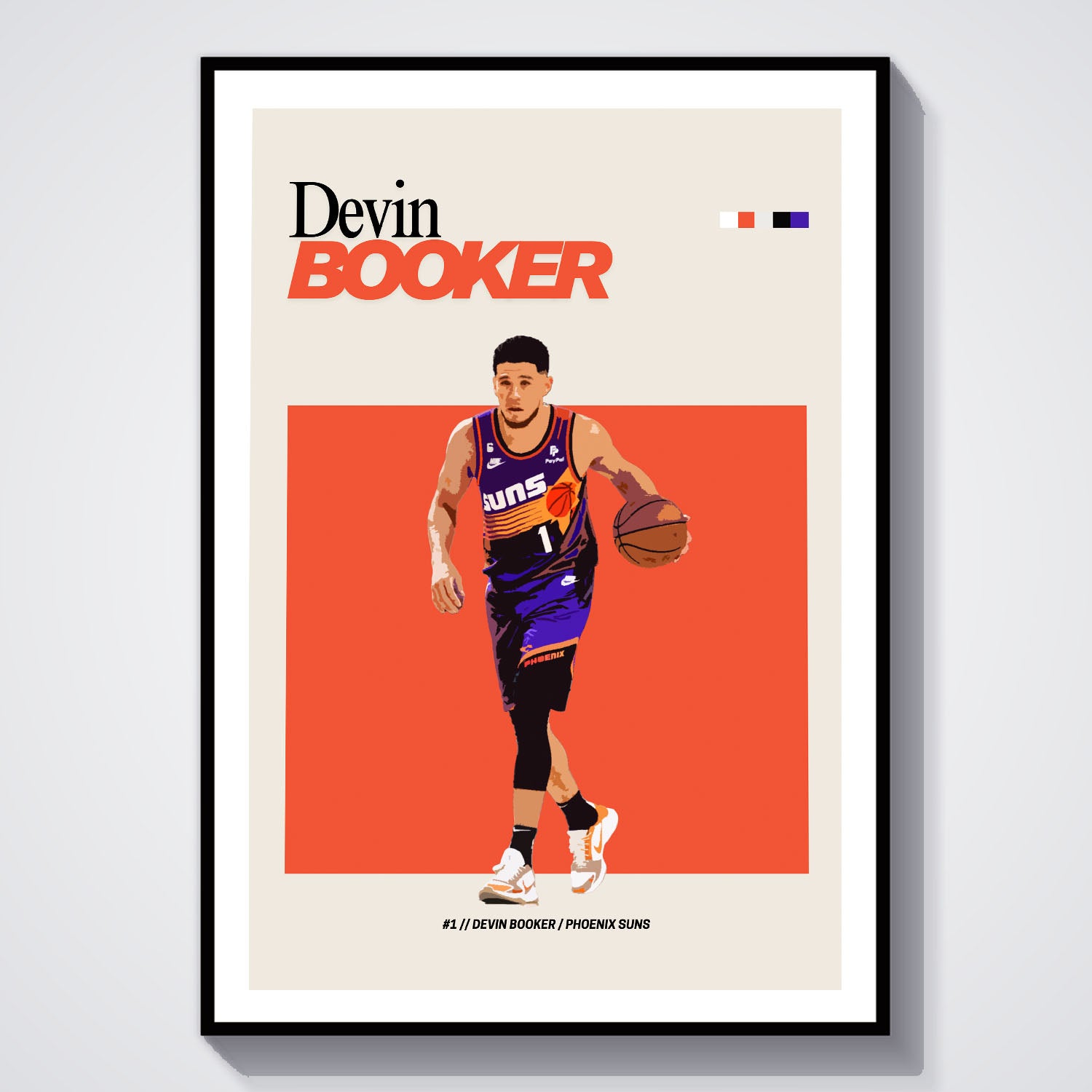 Flex Designs Poster Devin Booker NBA FlexM 8 x 10" Home Goods - Sports  Poster