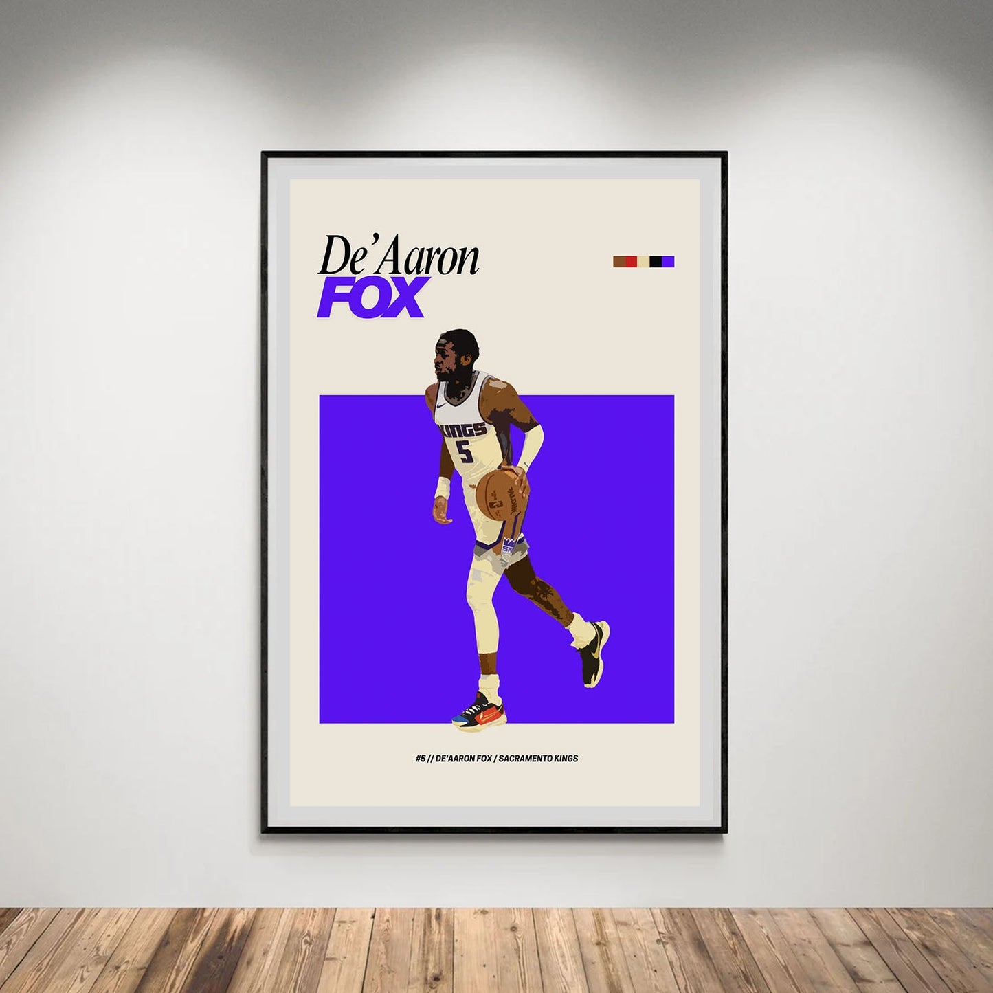 Flex Designs Poster De'Aaron Fox NBA FlexM 8 x 10" Home Goods - Sports  Poster