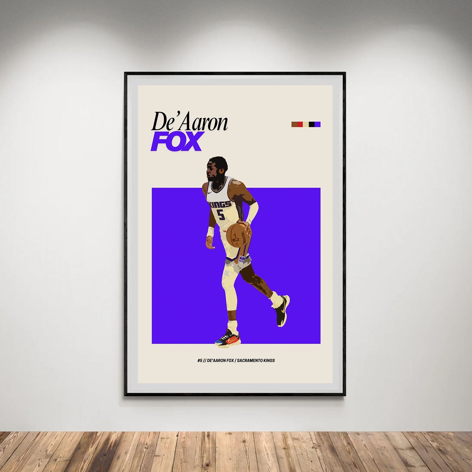 Flex Designs Poster De'Aaron Fox NBA FlexM 8 x 10" Home Goods - Sports  Poster