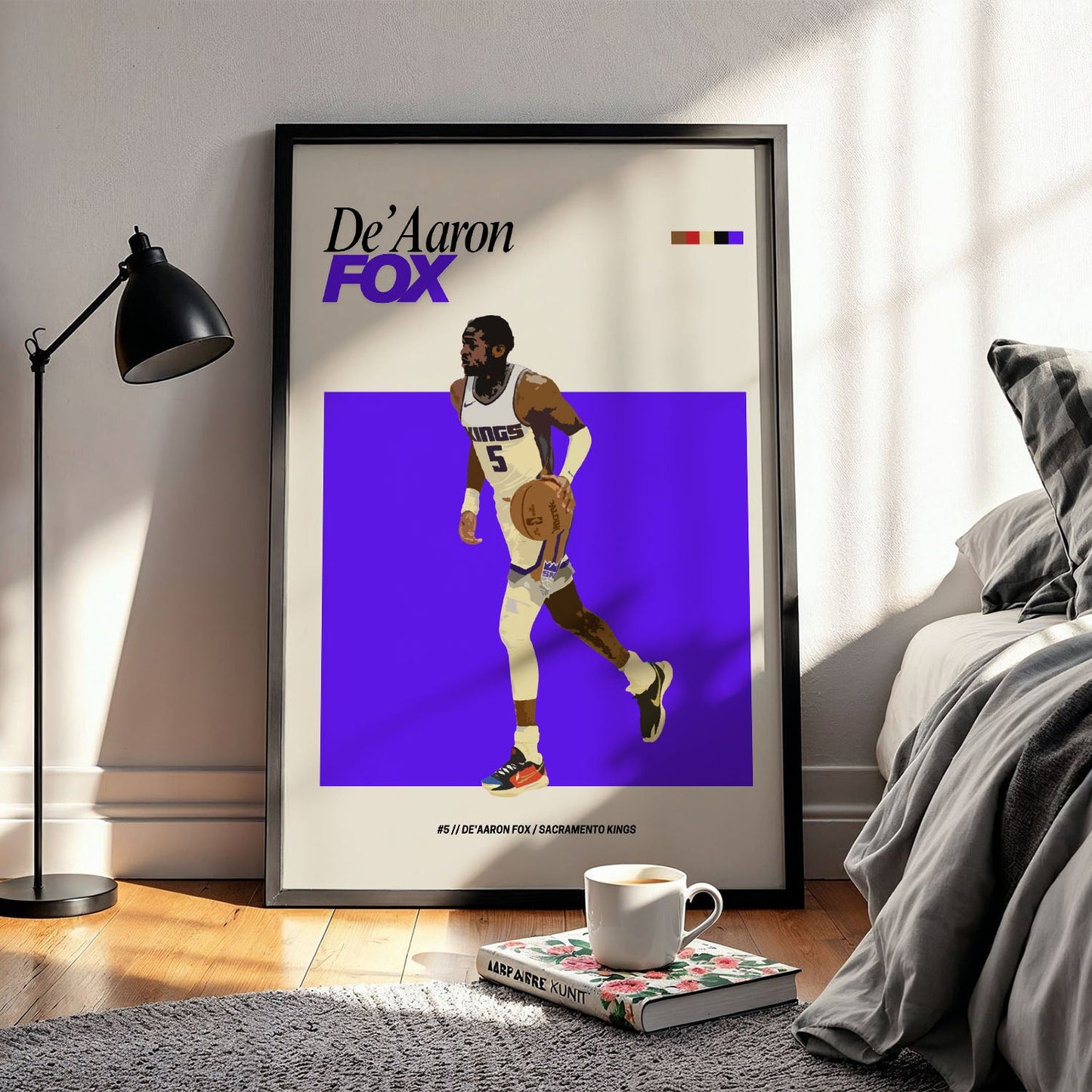 Flex Designs Poster De'Aaron Fox NBA FlexM 5 x 7" Home Goods - Sports  Poster