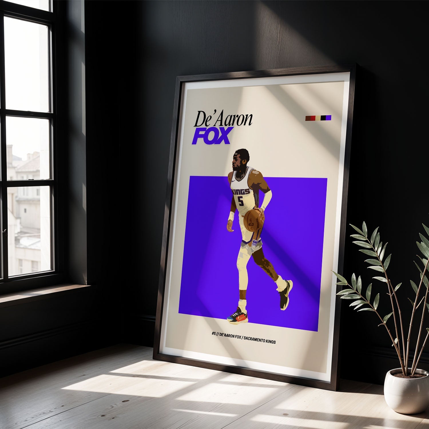 Flex Designs Poster De'Aaron Fox NBA FlexM 8 x 10" Home Goods - Sports  Poster