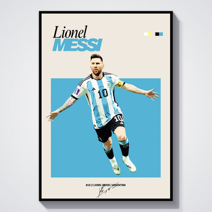Flex Designs Poster Lionel Messi FlexM 5 x 7" Home Goods - Sports  Poster