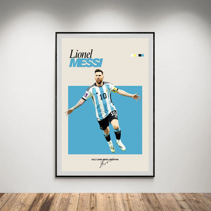 Flex Designs Poster Lionel Messi FlexM 8 x 10" Home Goods - Sports  Poster