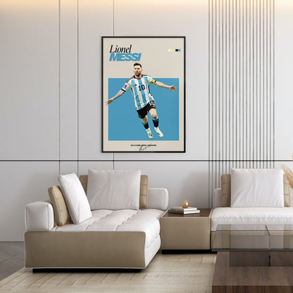 Flex Designs Poster Lionel Messi FlexM 5 x 7" Home Goods - Sports  Poster