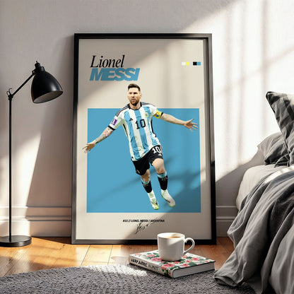 Flex Designs Poster Lionel Messi FlexM 5 x 7" Home Goods - Sports  Poster