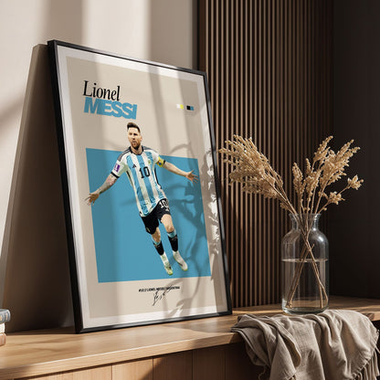 Flex Designs Poster Lionel Messi FlexM 5 x 7" Home Goods - Sports  Poster