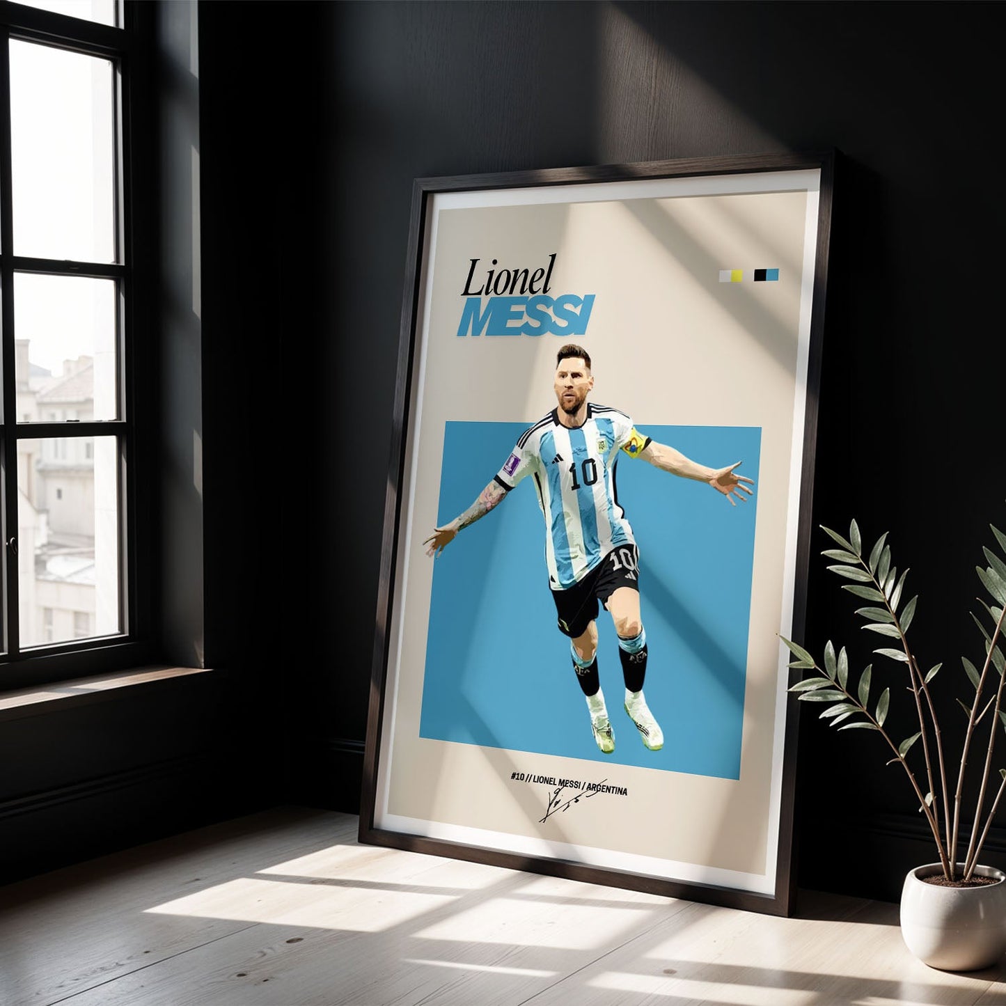 Flex Designs Poster Lionel Messi FlexM 8 x 10" Home Goods - Sports  Poster