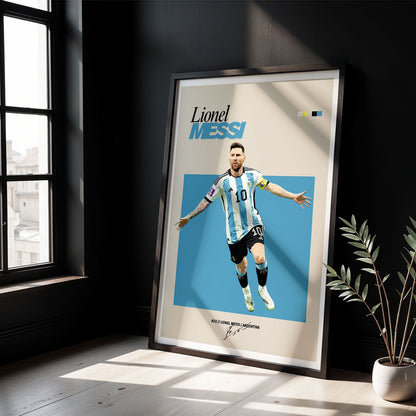 Flex Designs Poster Lionel Messi FlexM 8 x 10" Home Goods - Sports  Poster