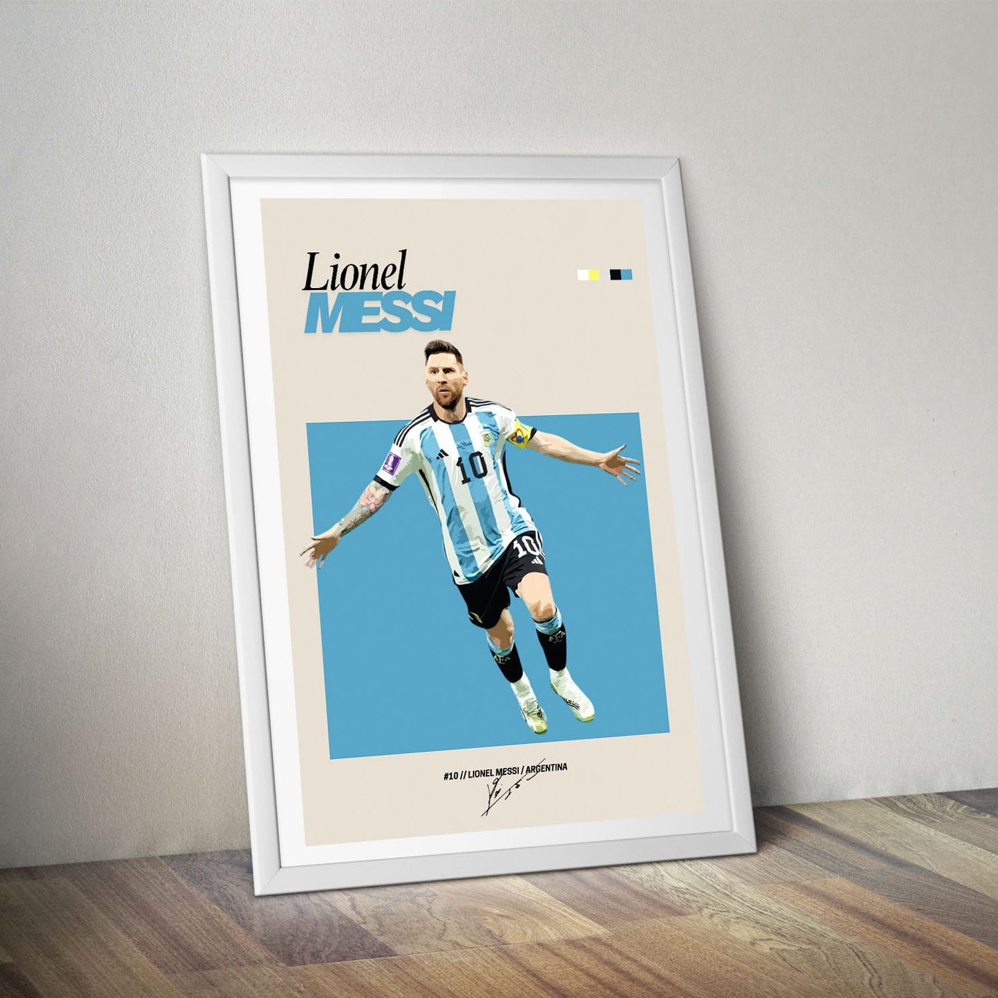 Flex Designs Poster Lionel Messi FlexM 8 x 10" Home Goods - Sports  Poster