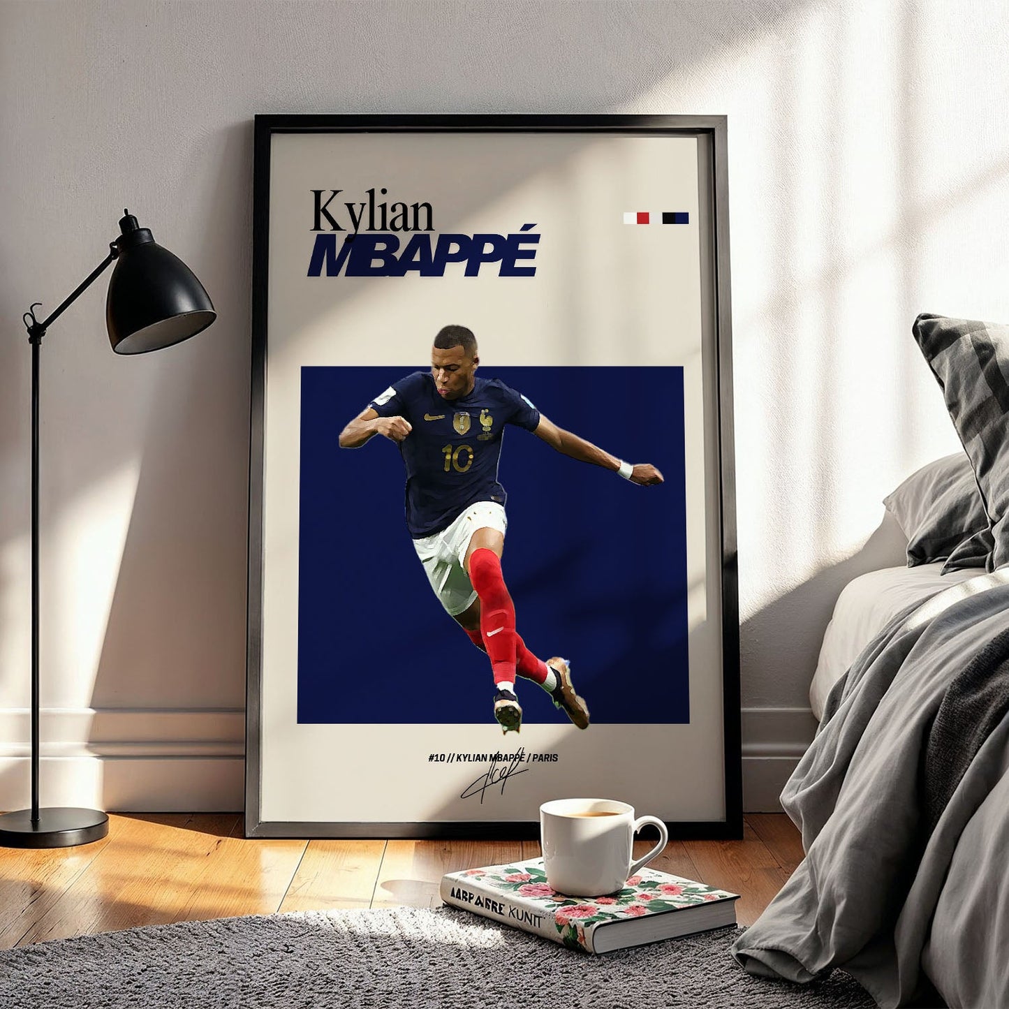 Flex Designs Poster Kylian Mbappe FlexM 5 x 7" Home Goods - Sports  Poster