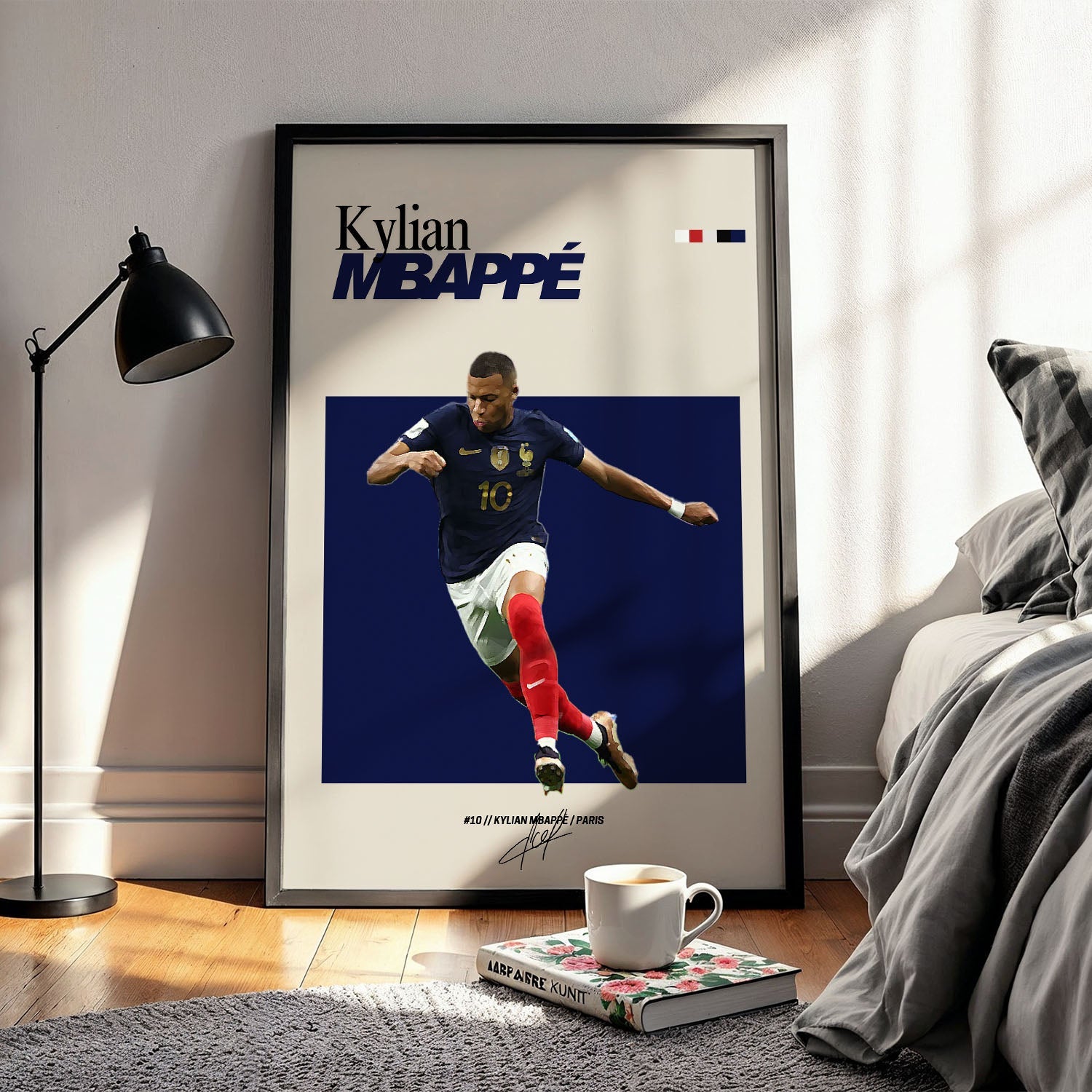 Flex Designs Poster Kylian Mbappe FlexM 5 x 7" Home Goods - Sports  Poster